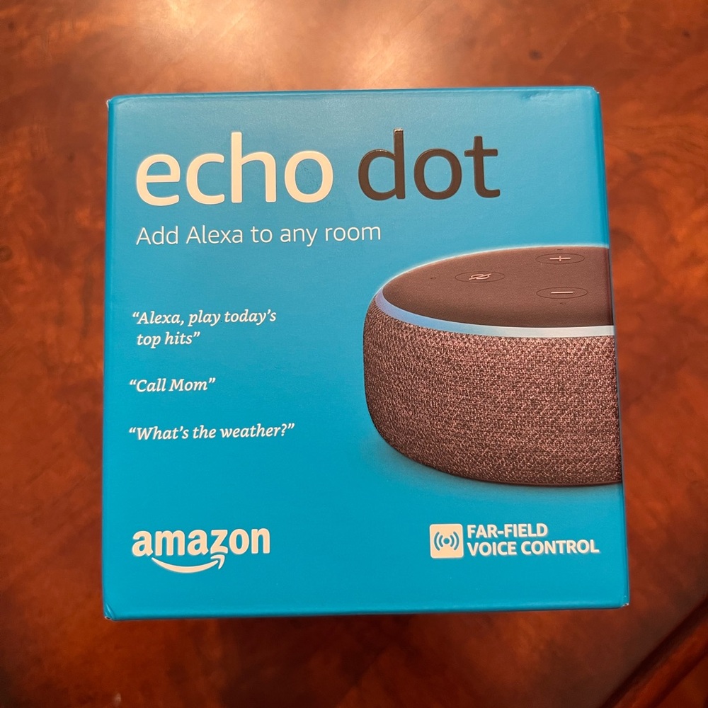 Amazon Echo Dot 3rd Generation Smart Speaker with Alexa Voice Control Charcoal
